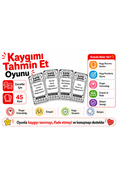 Yılmazcan Aile Danışmanlık Kaygımı Tahmin Et Çocuklar İçin Kaygı Farkındalığı...