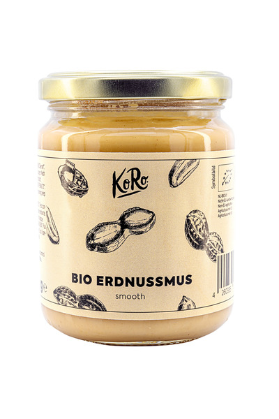 KORO Unt de arahide cremos bio 250 g