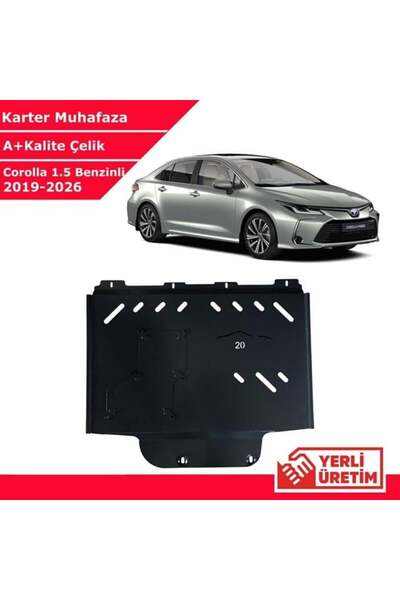 Bagajon Toyota Corolla 1.5 Benzinli 2019-2026 Çelik Karter Muhafaza Çelik Kor...