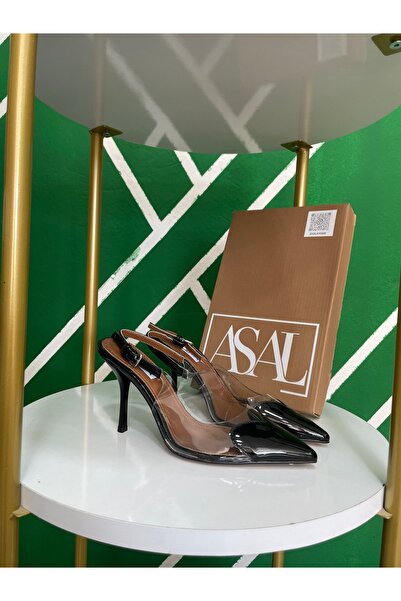 ASAL ayakkabıcılık Tasarım kalp detay stiletto