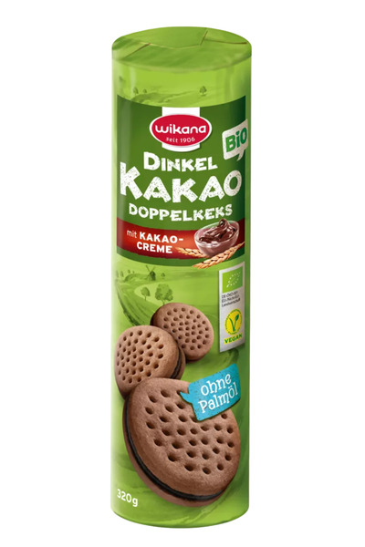 Wikana Biscuiți dubli cu cacao și spelt bio