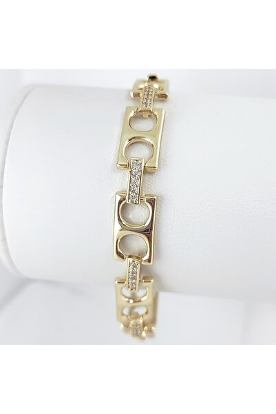 Milena BRATARA DAMA PLACATA CU AUR 14K -LUNGIME 19CM