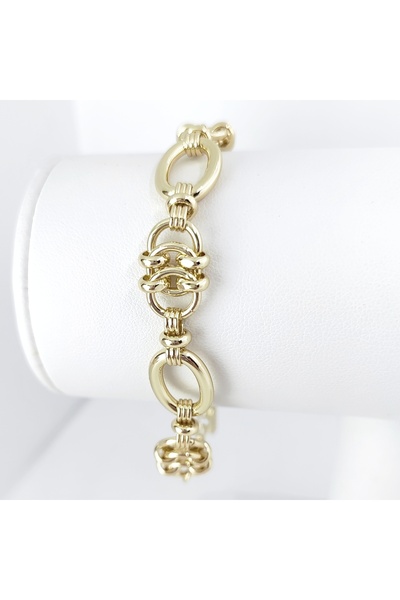 Milena BRATARA DAMA PLACATA CU AUR 14K -LUNGIME 19CM