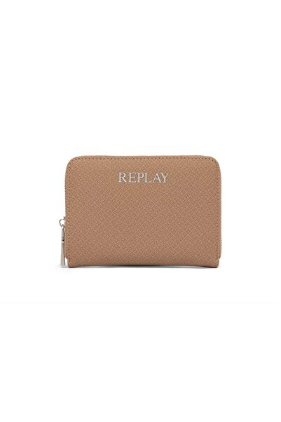 Replay μπεζ πορτοφόλι FW5334