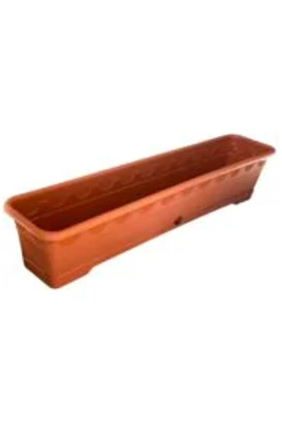 sterk 2 bucati-Jardiniera plastic exterior - interior, 73 cm, maro