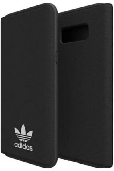 adidas Θήκη Βασική Συνθετικό Δέρμα Μαύρο / Λευκό (Galaxy S8+) Κωδικός: 28207