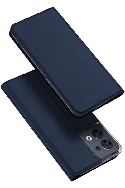 Dux Ducis Skin Pro Book Συνθετικό Δέρμα Μπλε (Oppo Reno 8)