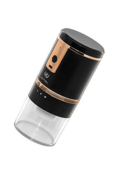 HU HAPPY USER Rechargeable Coffee & Spice Grinder 250ml – Portable Electric G...