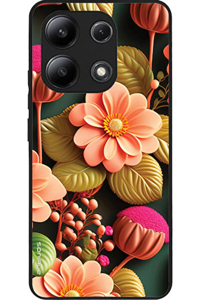 Other Θήκη Sonique Σειράς 3D Λουλουδιών για Xiaomi Redmi Note 13 4G Σολομί