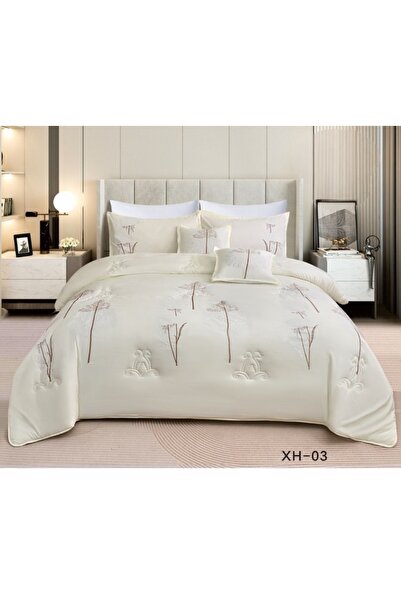 huna hur Luxury Embroidered Nafirin Tablecloth - 8 Pieces