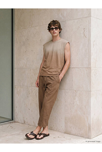 LC Waikiki Brown Loose Fit Men's Trousers