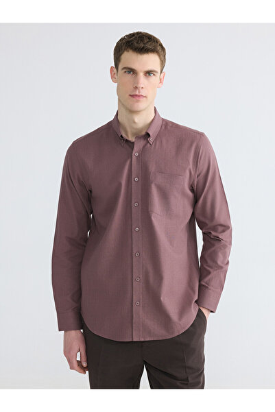 LC Waikiki Esvab • Modern & Distinctive Standard Fit Linen-Look Men's Shirt
