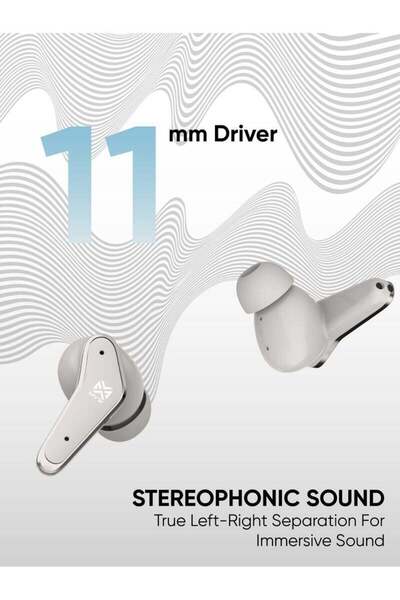 MYX MuseBuds MT60G True Wireless Earbuds | ENC with 4 Mics | 50H Battery | BT 5.3 | 11mm HD Drivers