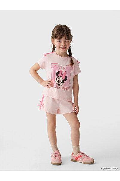 LC Waikiki Esvab • Modern & Distinctive Cute Mouse Print Girls' T-Shirt and S...