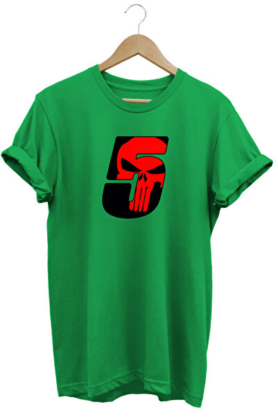 WİDİ Tricou unisex cu imprimeu Craniu, mărimea 5 – Design streetwear cu temat...
