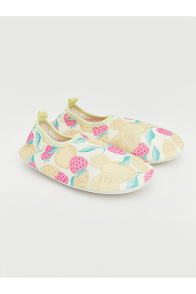 LC Waikiki Pantofi de mare pentru fete cu model de fructe galbene