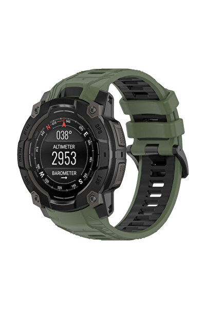 Techsuit Λουράκι Σιλικόνης Πράσινο (Garmin Instinct 3 (50mm))