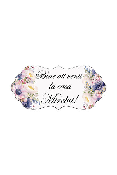 Bello Carino High quality decoration products Plăcuțe " Bine ați venit la Cas...