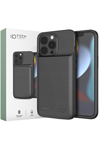 Tech-Protect Husă Powercase 4800mAh pentru iPhone 13 13 Pro cu funcție de înc...