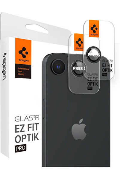 Spigen Optik Pro EZ Fit Προστασία Κάμερας από Σκληρυμένο Γυαλί Μαύρο για το i...