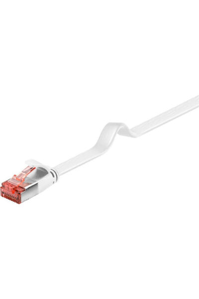 goobay U/FTP (STP) Καλώδιο Gigabit Ethernet Κατηγορίας 6 Μήκος 0.25μ Λευκό Κω...