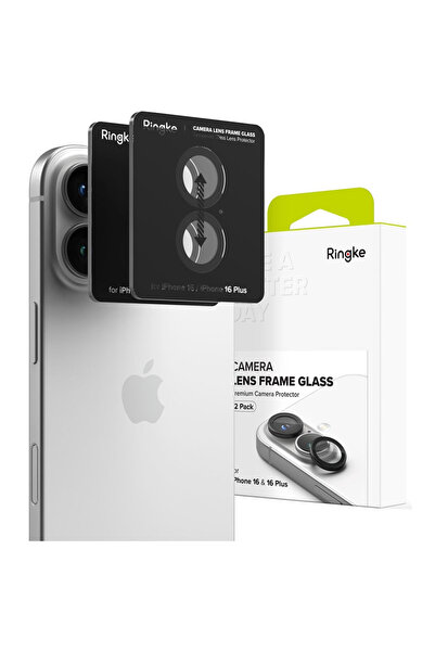 Ringke Protector ramă cameră pentru iPhone 16 16 Plus Set de 2