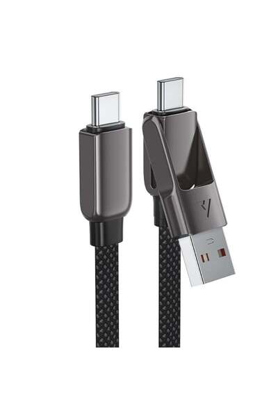 Acefast C13-05 USB-A / Type-C to Type-C 60W Fast Charging Cable (0.2m)