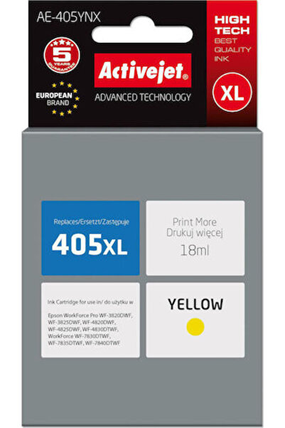 Other Συμβατό μελάνι για εκτυπωτή inkjet Active Jet Epson 405XL 18ml Κίτρινο