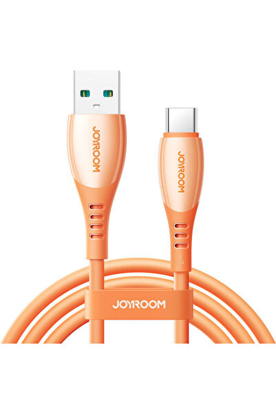 Joyroom S-A59 Έντονο Πορτοκαλί Καλώδιο USB 2.0 USB-C Αρσενικό - USB-A 1.2μ
