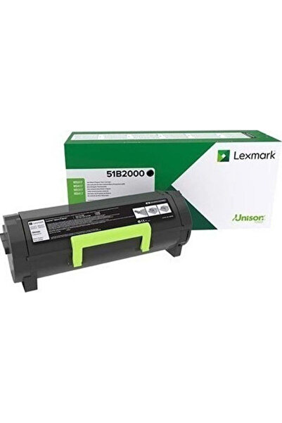 Lexmark 51B2000 Γνήσιο Τόνερ Εκτυπωτή Λέιζερ Μαύρο Πρόγραμμα Επαναφοράς 2500 ...