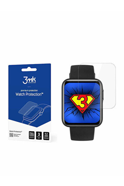 3MK Καμπύλο Προστατευτικό Οθόνης για το Mi Watch Lite 3 τεμάχια
