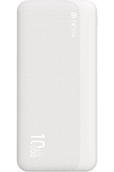 Devia EP187 Power Bank 10000mAh 10W με 2 θύρες USB-A Λευκό