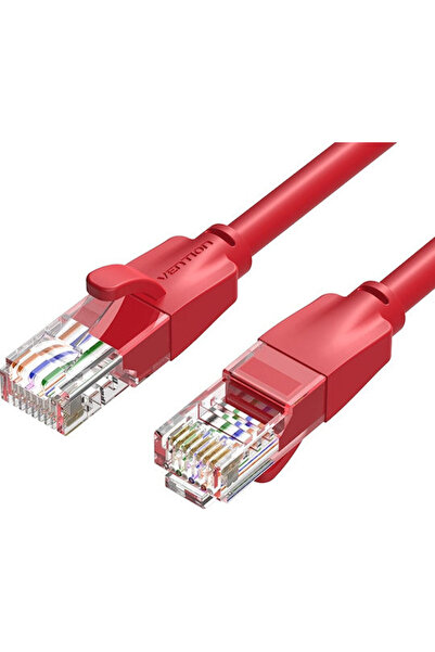 Vention Καλώδιο Ethernet U/UTP Cat.6 (Gigabit) 2μ Κόκκινο Κωδικός: IBERH