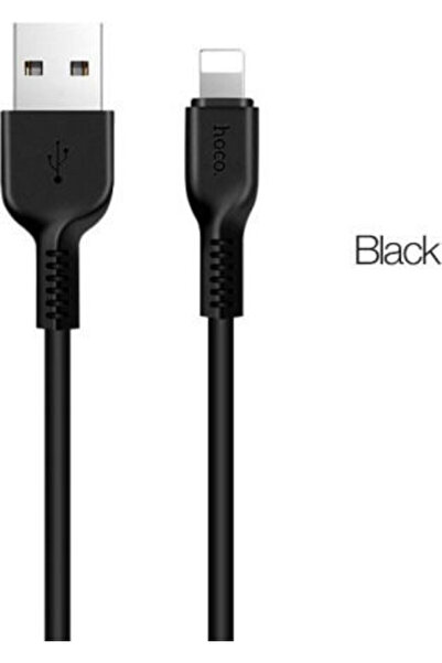 Hoco Σνόουι Σπίριτ Καλώδιο USB-A σε Lightning Μαύρο 1μ (HOC-X20i-BK)