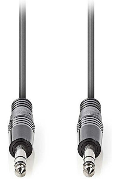Nedis Καλώδιο Ήχου 3.5mm Αρσενικό σε 3.5mm Αρσενικό, Μαύρο, 1.5μ, με Επιχρυσω...