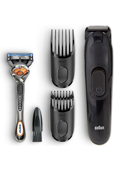 Braun Sk3300 Επαναφορτιζόμενο Σετ Κουρευτικής Μηχανής + Gillette F5 Proglide
