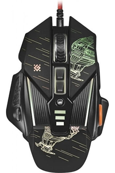 Defender sTarx GM-390L RGB Ποντίκι Gaming 7200 DPI Μαύρο
