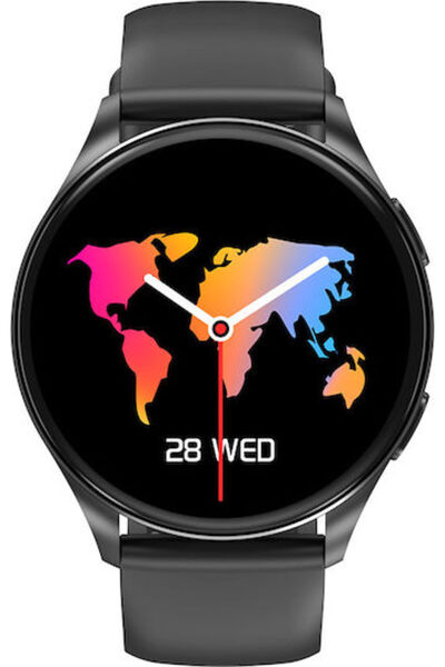 Blackview X20 45mm Έξυπνο ρολόι με μετρητή καρδιακών παλμών (Μαύρο)