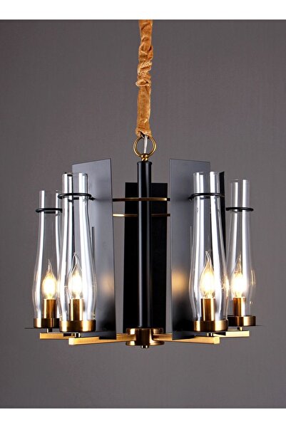 spolux Modern Lighting, Chandelier, Candle Glass Chandelier, Antique Bronze +...