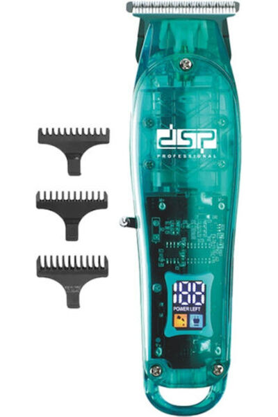 DSP 91209 Επαγγελματική Επαναφορτιζόμενη Κουρευτική Μηχανή Πράσινη 615730