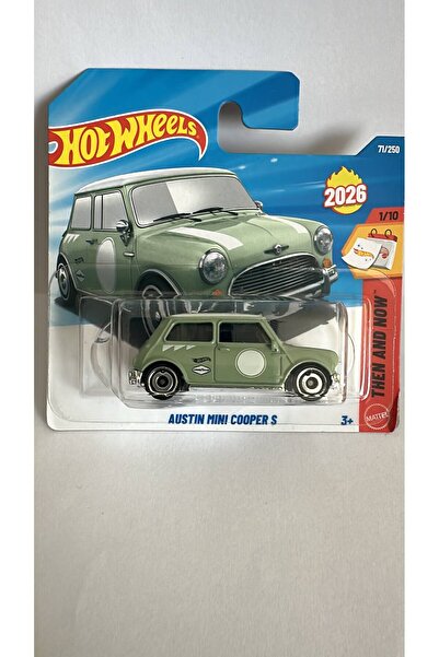 HOT WHEELS Austin Mini Cooper S Yeşil