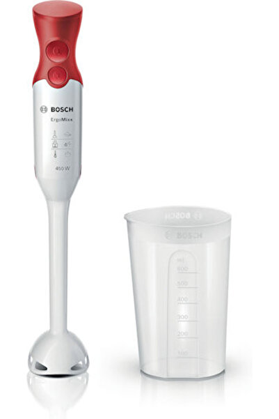 Bosch ErgoMixx Ραβδομπλέντερ με πλαστικό ραβδί 450W Λευκό Κωδικός: MSM64010