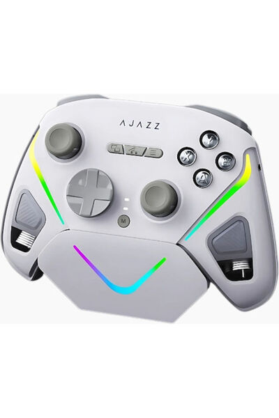 Ajazz GP100 Ασύρματο Χειριστήριο για Android / PC / Switch / iOS Λευκό