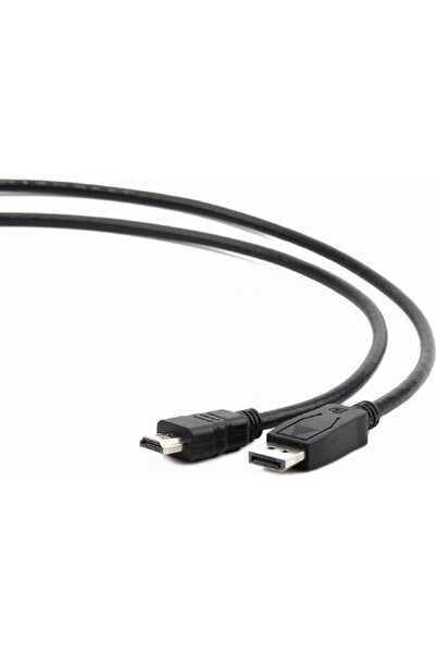Cablexpert Καλώδιο DisplayPort αρσενικό - HDMI αρσενικό 1μ Μαύρο (CC-DP-HDMI-1M)