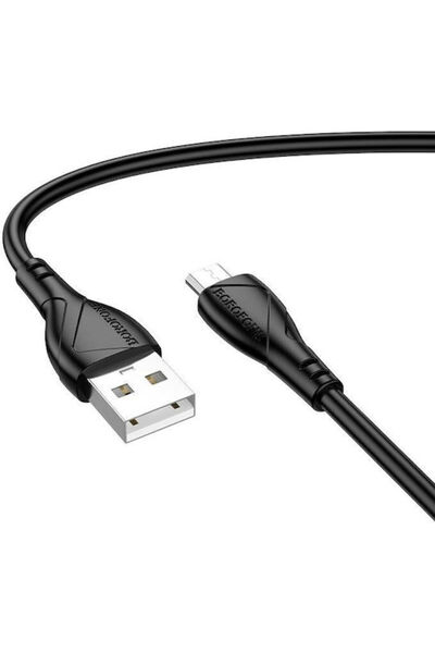 Borofone Καλώδιο USB 2.0 σε micro USB, τυπικό, 1μ.