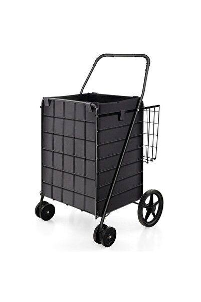 COSTWAY Multifunctional Shopping Trolley