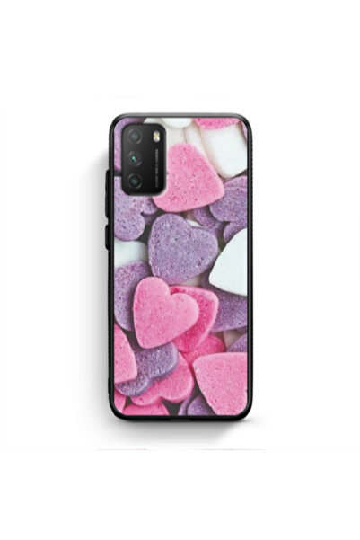 Other Xiaomi Poco M3 Sponge Hearts Black Glossy Θήκη