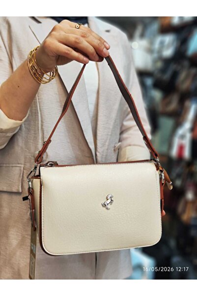 H&D COLLECTİON Miami Polo Multi-Useful Shoulder Bag with Double Straps