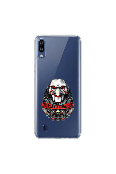 PPKin Samsung Galaxy M10 Compatible Horror 7 Design Transparent Case