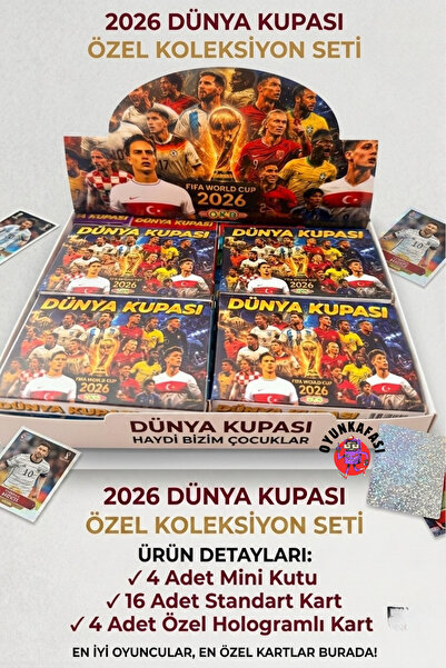 OYUNKAFASI 2026 Dünya Kupası Haydi Bizim Çocuklar Futbol Maç Kartı Ekonomik S...